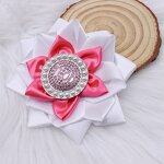 Flower Brooch Manufacturer - OEM Premium Pink White TLOD Charm