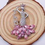Sorority Brooch Manufacturer - OEM Ready to Ship Queen Crown Crystal