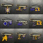 Sorority Brooch Manufacturer - OEM 2025 New Dainty Sigma Gamma Rho