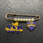 Sorority Brooch Manufacturer - OEM 2025 New Dainty Sigma Gamma Rho