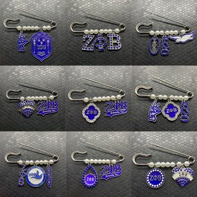 Greek Jewelry Pin Factory - OEM Fashionable Zeta Phi Beta Paraphernalia