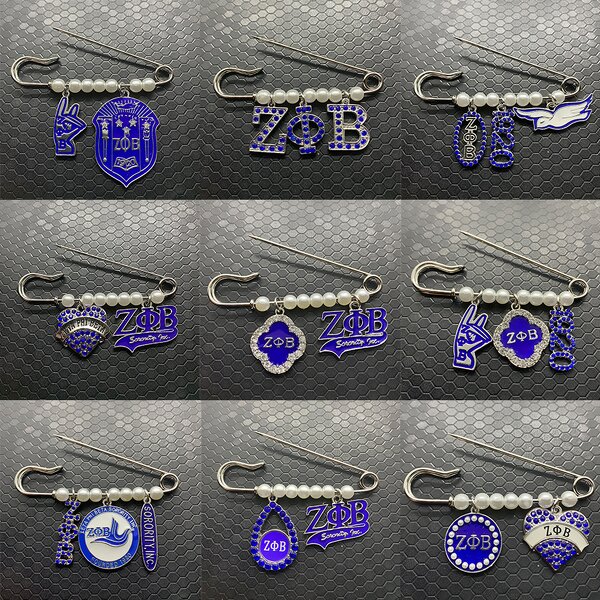 Greek Jewelry Pin Factory - OEM Fashionable Zeta Phi Beta Paraphernalia