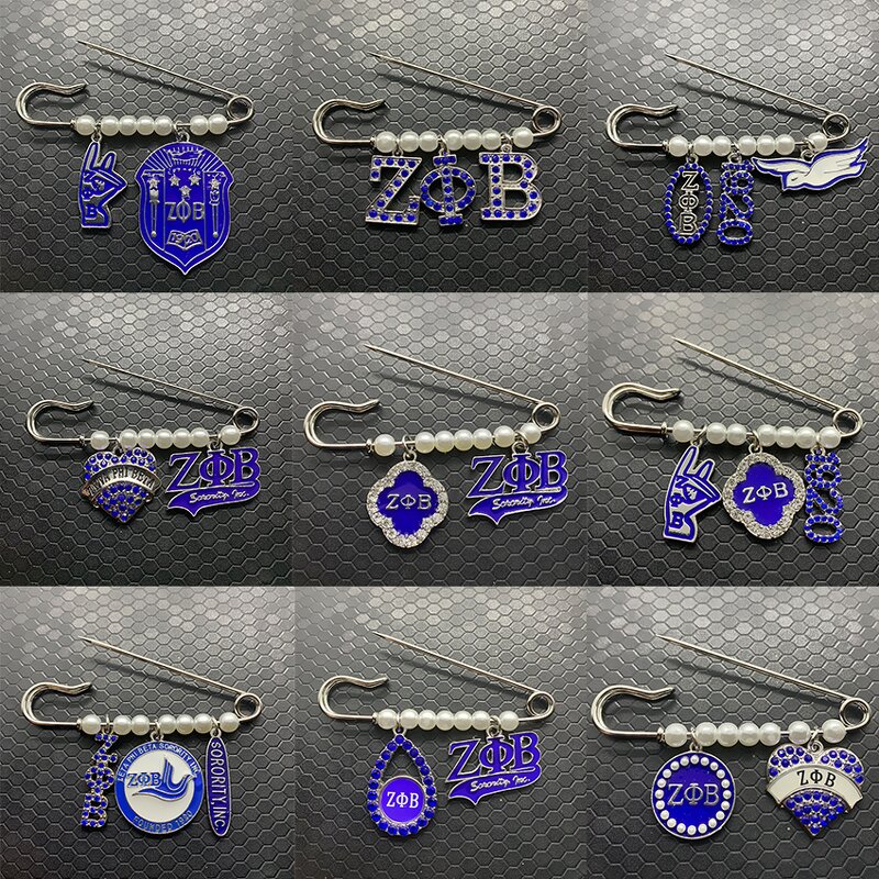 Greek Jewelry Pin Factory - OEM Fashionable Zeta Phi Beta Paraphernalia