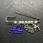 Sorority Brooch Manufacturer - OEM 2025 New Dainty Sigma Gamma Rho