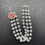 Sorority Bracelet Manufacturer - OEM Statement 3 Rows Pearl Chain