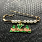 Sorority Lapel Pin Factory - OEM Wholesale Minimalist Alpha IVY