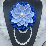 Corsage Pin Factory - OEM Handcrafted Purple Red DST Symbol