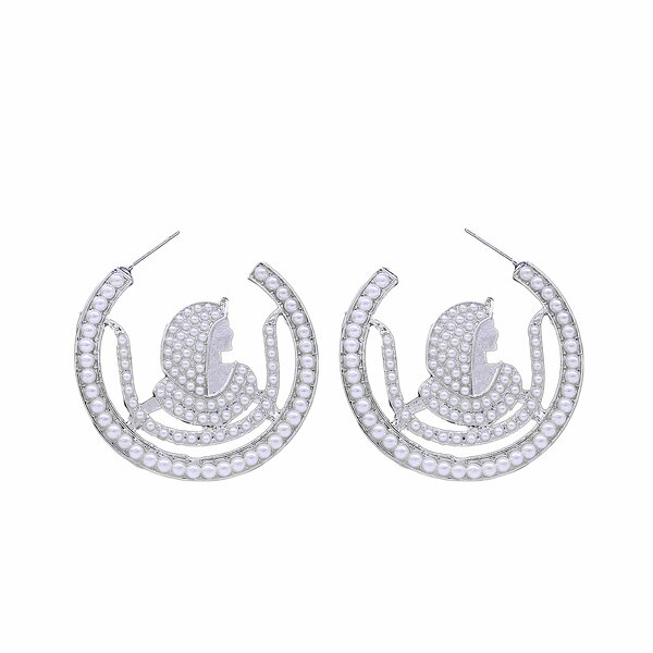 Masonic Earrings Manufacturer - OEM Stylish Pearl Daughter of Isis