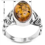 Amber Ring Factory - OEM Fancy Marquise Oval Large Center