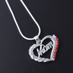 Mother's Day Necklace Factory - OEM Crystal Heart Pendant Gift
