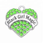 Message Pendant Manufacturer - OEM Custom Black Girl Magic Charm