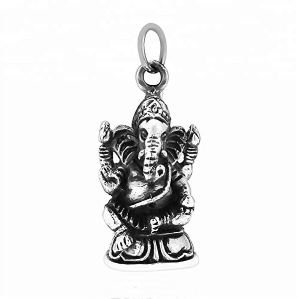 Elephant Pendant Manufacturer - OEM Wholesale Antique Silver Ganesha