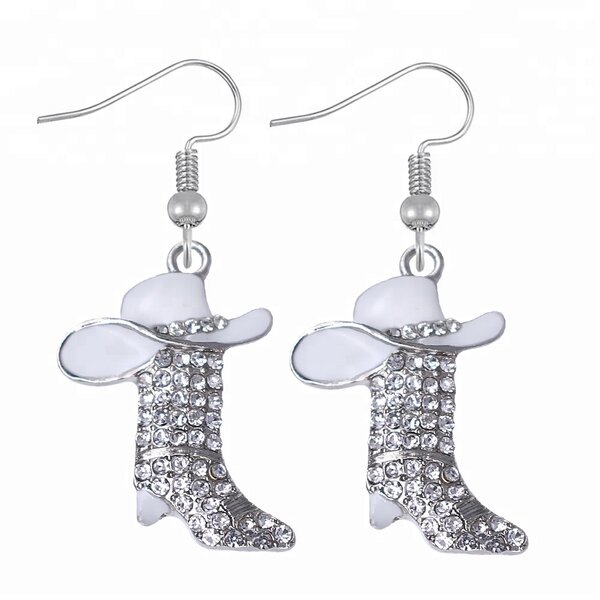 Shoe Earring Factory - OEM Personalized Crystal Rhinestone Hook