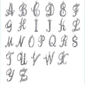 Alphabet Charms Manufacturer - OEM Bulk Lots Alloy 26 Letters