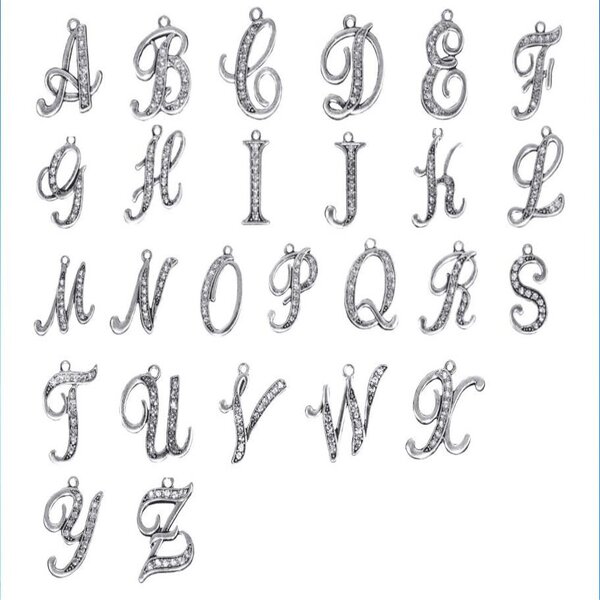 Alphabet Charms Manufacturer - OEM Bulk Lots Alloy 26 Letters