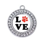 Pet Paw Pendant Manufacturer - OEM Eco Friendly Metal Heart Sticker