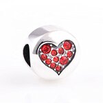 Heart Bead Manufacturer - OEM Custom Bling Crystal Big Hole