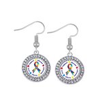 Autism Earrings Factory - OEM Eco Friendly Puzzle Piece Ribbon