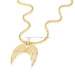 Angel Necklace Factory - OEM Stainless Steel Rhinestone Wings