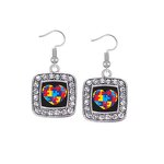 Autism Earrings Factory - OEM Eco Friendly Puzzle Piece Ribbon