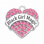 Message Pendant Manufacturer - OEM Custom Black Girl Magic Charm