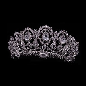 Silver Crown Factory - OEM Custom Made Crystal Bridal Tiara