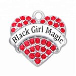 Message Pendant Manufacturer - OEM Custom Black Girl Magic Charm