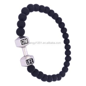 Gym Bracelet Factory - OEM Handmade Beaded Fitness Barbell