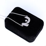 Arabic Necklace Factory - OEM Custom Alphabet Charm Pendant