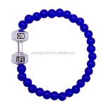 Gym Bracelet Factory - OEM Handmade Beaded Fitness Barbell