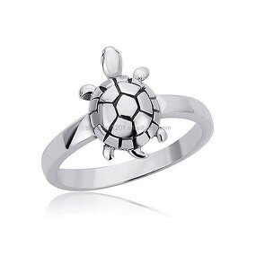 Turtle Ring Factory - OEM New Fashion Sterling Silver Animal