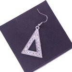 Greek Earrings Manufacturer - OEM Metal Crystal Delta DST
