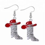 Shoe Earring Factory - OEM Personalized Crystal Rhinestone Hook