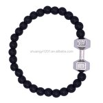 Gym Bracelet Factory - OEM Handmade Beaded Fitness Barbell