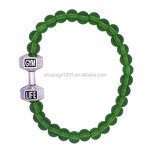 Gym Bracelet Factory - OEM Handmade Beaded Fitness Barbell