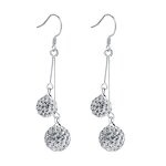 Tassel Earrings Manufacturer - OEM Fashion Party Rhinestone Clay