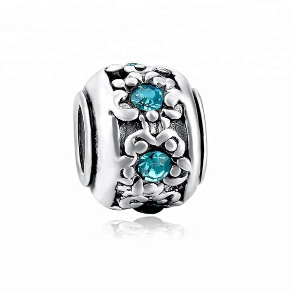 Bail Beads Manufacturer - OEM DIY Metal Inlay Crystal Spacer