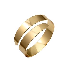 Arm Cuff Manufacturer - OEM Polishsed Adjustable Gold Upper Arm