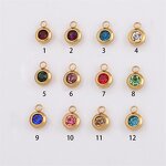 Birthstone Charms Factory - OEM Eco Friendly 12 Months Stone