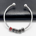 Adjustable Bangle Factory - OEM Personal Custom Number Beads