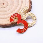 Sorority Brooch Factory - OEM Ready to Ship DST 1913 Pearl