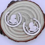 Masonic Earrings Manufacturer - OEM Stylish Pearl Daughter of Isis