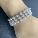 Sorority Bracelet Manufacturer - OEM Statement 3 Rows Pearl Chain