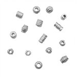 Bail Beads Manufacturer - OEM DIY Metal Inlay Crystal Spacer