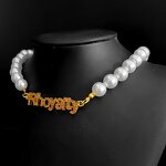 Pearl Choker Manufacturer - OEM Royalty Charm Link Necklace