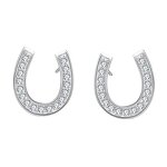 Animal Earrings Factory - OEM Sparking Rhinestone Horse Unicorn