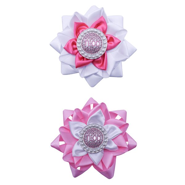 Flower Brooch Manufacturer - OEM Premium Pink White TLOD Charm