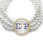Layered Necklace Factory - OEM Gold Plated Sigma Gamma Rho Choker