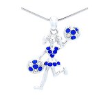 Cheerleader Necklace Factory - OEM Personalized Sparkling Rhinestone