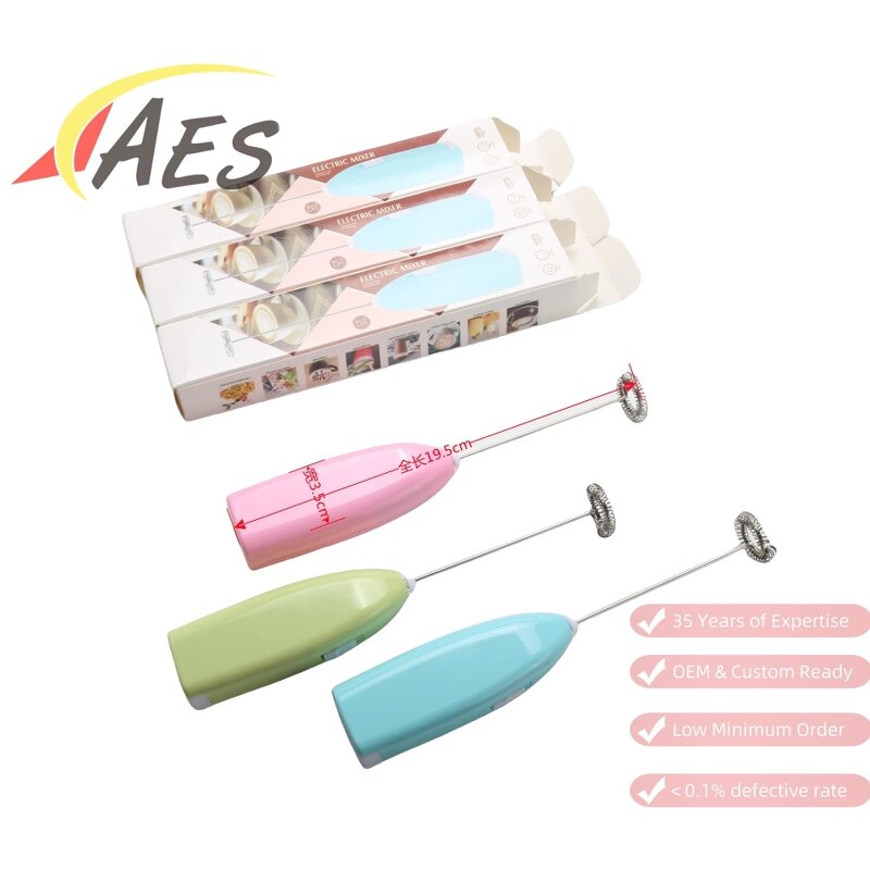 Electric Hand Mixer Factory - OEM Portable Lightweight Frother for Coffee Latte